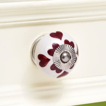 Cherry Heart  Knob