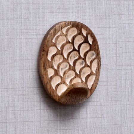 Wooden Brown White Heavy Duty Adhesive Hook