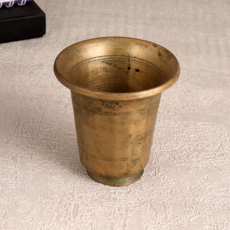 Holy Water Glass Made of Finest Brass for Prayer Room