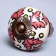 Peach Leaf Ceramic Knob