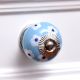 Sky Blue Flower Knob