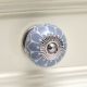 Grey Floral Embossed Cabinet knob