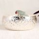 Silver Finish Engraved Bowl Made of Premium White Metal