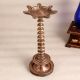 Vintage High-Quality Brass Oil Lamp Stand for Prayer Room