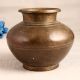 High-Quality Brown Finish Brass Water Pot for Decoration