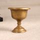 High-Quality Brass Kumkum Bowl Cup in Brown Finish