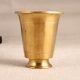 Golden Handmade Holy Glass Made of High-Quality Brass