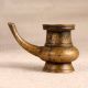 Vintage South Indian Brass Sagar Pot with Spout for Decor