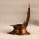 Handcrafted Vintage Brass Gajlaxmi Oil Lamp for Home Decor
