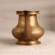 Elegant Brown South Indian Holy Water Pot Made of Brass