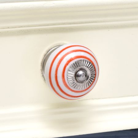 White Orange Knob