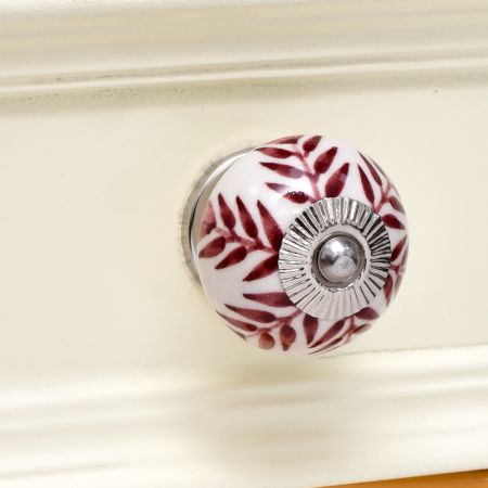 Cherry Floral Knob