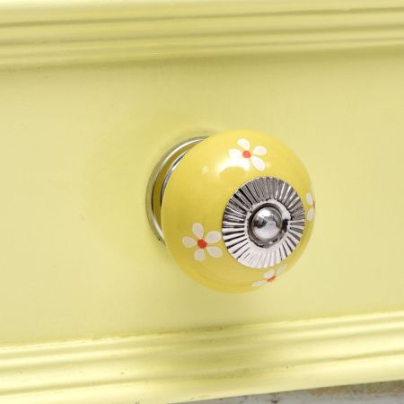 Yellow Flower Knob