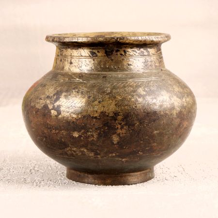 Handcrafted Brass Holy Water Pot for Vintage Collectors
