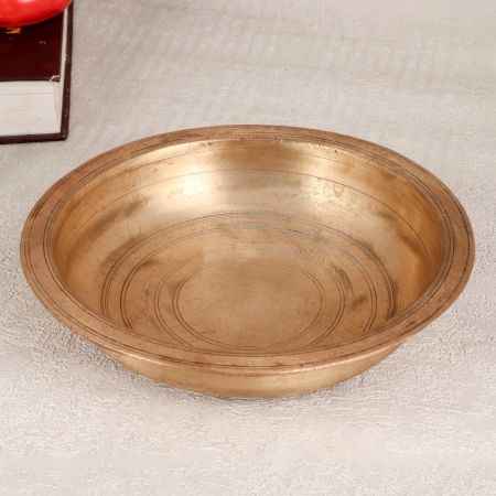 Antique Brown Finish Bowl Made of Finest Bell Metal