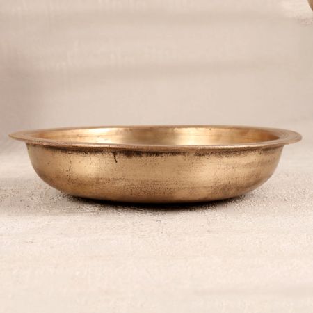 Antique Brown Finish Bowl Made of Finest Bell Metal