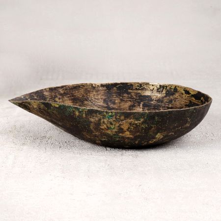 Handmade High-Quality Brass Oil Lamp in Vintage Finish