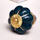 Dark Green Golden Knob