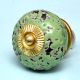Green Black Etched Knob