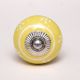 Yellow Tiny Floral Drawer Knob