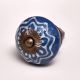 Cobalt Blue Decorative Ceramic Knob