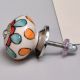 Red Flower Ceramic Cabinet Knob Online