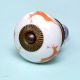 Orange Running Rein Deer Pattern Ceramic Drawer Knob Online