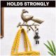 Peacock On A Branch Brass Wall Hanger Clothes Coat Hat Key Holder