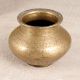 Engraved Holy Water Pot from Gujarat Made of Finest Brass