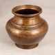 Elegant Brown Holy Water Pot Made of High-Quality Brass