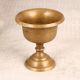Handmade Vintage Brass Kumkum Cup in Elegant Brown Finish
