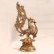Beautiful Premium Brass Peacock Statue in South Indian Art