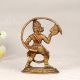 Brown Finish Lord Hanuman Statue with Long Tail Made of Brass