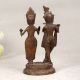 Finest Brass Statue of Lord Krishna and Goddess Radha for Worship
