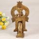 Brass Statue of God Sitting on Horse with Prabhavali for Decor