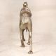 Shiny Handmade Brass Camel Statue in Silver Finish for Decor