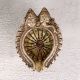 Antique Brown Brass Oil Lamp Diya for Prayer Room