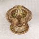 Antique Brown Brass Oil Lamp Diya for Prayer Room