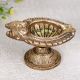 Antique Brown Brass Oil Lamp Diya for Prayer Room