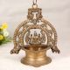 Handmade Hanging Gajalakshmi Oil Lamp Made of Finest Brass