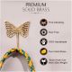 Handmade Golden Brass Butterfly Wall Mounted Hook for Hanging Clothes