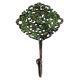 Antique Green Floral And Leaf Wall Brass Decorative Hook