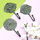 Antique Green Floral And Leaf Wall Brass Decorative Hook