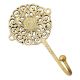 Brass Filigree Cutwork Design Single Wall Hook