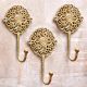 Brass Filigree Cutwork Design Single Wall Hook