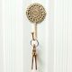 Brass French Cutwork Round Single Brass Hook