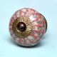 Peach Crackle Wheel Dresser Ceramic Knob