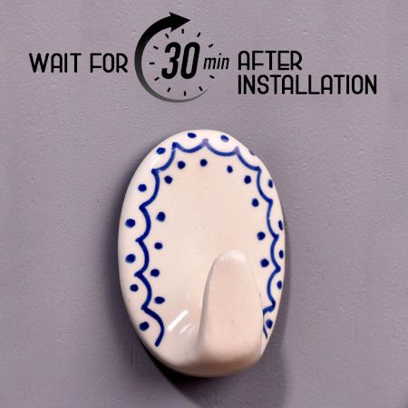 Modern Ceramic Heavy Duty Adhesive Hook for Home