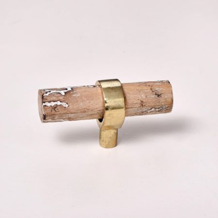 Etched Wooden Door Knobs Drawer Pulls