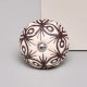 Cream Brown Floral Etched Ceramic Dresser Knob Online